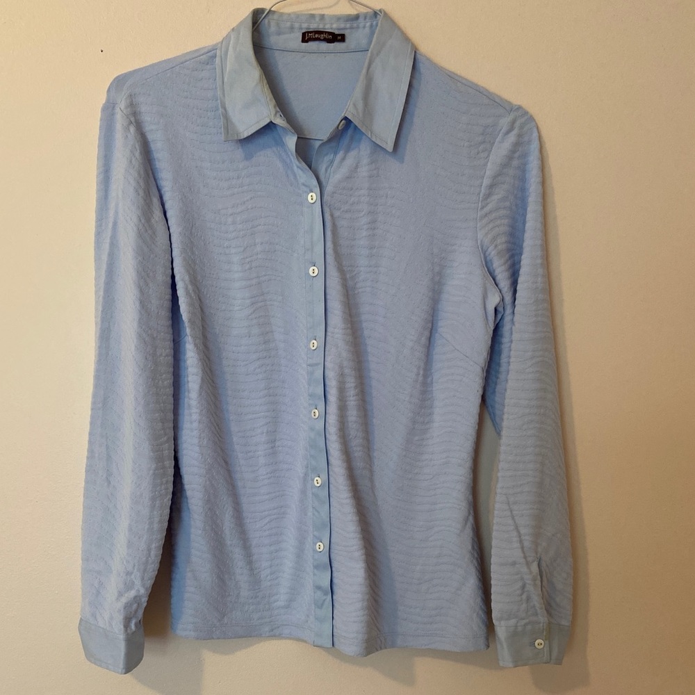 J Mclaughlin Light Blue Button Down Size:Med - image 1